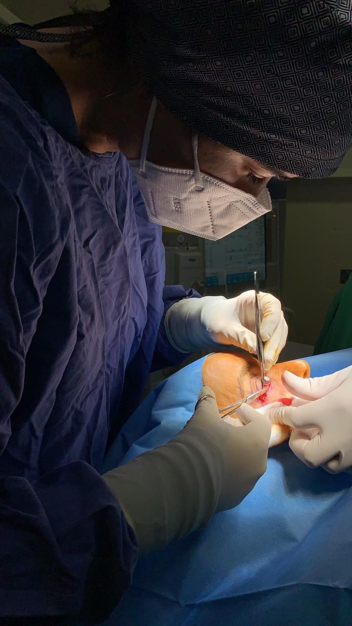 Intervention de chirurgie esthétique du visage à Marrakech